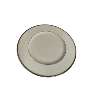 Lenox Montclair Salad Dessert Plate 8.25"‎ Ivory Platinum Trim